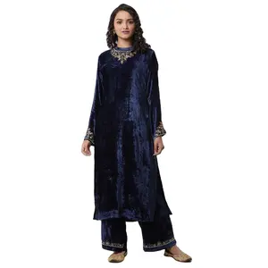 Gaun Rok Panjang Royal Pakistan Indah Salwar Kameez Shalwar Kurti Gaun Pesta Pakaian Pernikahan Beludru Anarkali Saree Kurta