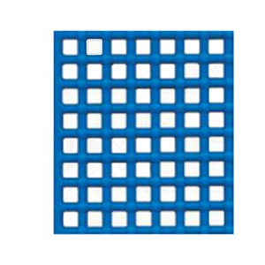 Estera de silicona de alta calidad 502mm de largo x242mm de ancho 7mm agujeros 10mm entre agujeros Fabricante de instrumentos quirúrgicos en Pakistán - Product Image 1