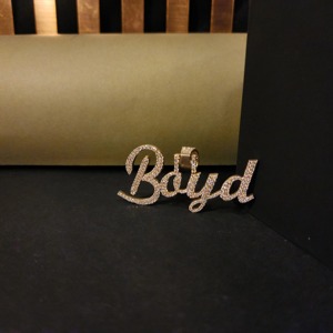 Iced Out Moissanite Name <b>Pendant</b> Personalized 925 Sterling <b>Silver</b> Gold Plated Luxury Hip Hop Jewelry - Product Image 6