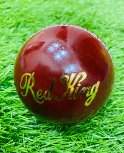 Balle de cricket en cuir rouge Red King 156g, 2 pièces, balle de match et d'entraînement, balle de cricket dure et durable, pratique professionnelle, vente en gros - Product Image 1