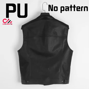 Vest <b>Leather</b> <b>Jackets</b> in Genuine Cowhide High Quality Custom Made Unique Design Hip Hop Style Best Made <b>Leather</b> Vest - Product Image 2