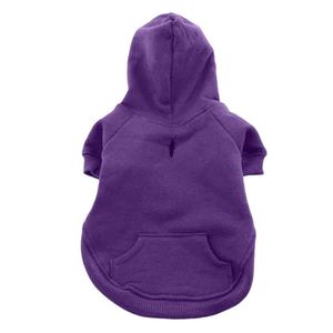 For Dog Hoodie 100% Cotton Fleece French Terry Hooded with Pocket Windproof Autumn Collection - Product Image 1