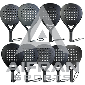 Raqueta de Pádel Profesional AIFRAN, Fibra de Carbono 18K, Logotipo Personalizado, Superficie 3D Spin, Núcleo Térmico, Antivibración, Venta al Por Mayor - Product Image 4