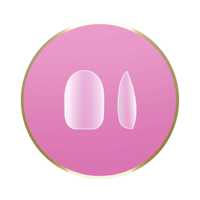 Formes d'ongles en amande préformées et prédécoupées, design cercueil, 240 pièces, couverture complète, en gel souple, en plastique, certifiées CE, Vietnam