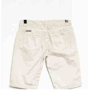 Shorts cargo taille haute pour hommes 100 % coton délavé respirant style décontracté coupe régulière – Short en jean très demandé en promotion - Product Image 5