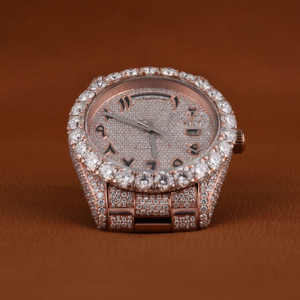 Reloj de Diamantes Moissanite Premium para Hombre, Diseñado con Alta Gama, Ofrece Comodidad de Lujo y un Estilo Atemporal para el Día a Día - Product Image 2