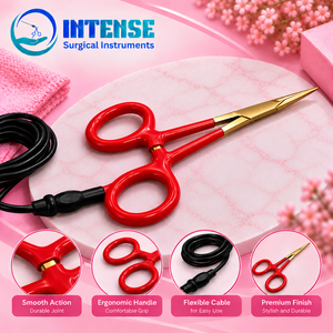 Pinzas Hemostáticas Rectas para Joyería Permanente, Herramienta de Soldadura para Pulseras, Tobilleras y Cadenas - Product Image 4