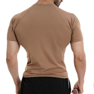 เสื้อยืดออกกำลังกาย OEM ODM ทรงสปอร์ต ผ้าคอตตอน/ใยไผ่ผสมสแปนเด็กซ์/โพลีเอสเตอร์ เป็นมิตรต่อสิ่งแวดล้อม ระบายอากาศได้ดี แห้งเร็ว เหมาะสำหรับวิ่ง น้ำหนัก 180 กรัม - Product Image 5