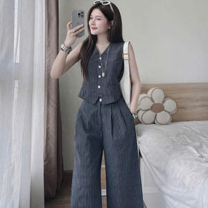 Customized Packaging Women 2 Piece Long <b>Skirt</b> Set Casual Knitting Vietnam Manufacturer - Product Image 6