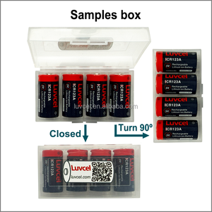 Long-Lasting 3V ICR123A <b>rechargeable</b> lithium batteries for <b>flashlight</b> camera Film camera Motion sensor Electronic lock - Product Image 6