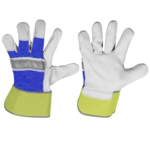 Gants de travail de qualité supérieure en cuir de vachette grainé, résistants aux coupures, pour la sécurité industrielle, protection des mains, résistants aux étincelles, pour le travail - Product Image 6