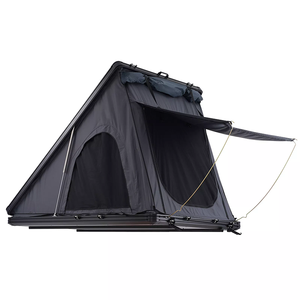 Pickup <strong>Truck</strong> <strong>Topper</strong> 1-2 Person High Quality Camper Triangle Rooftop Tent Hard Shell <strong>Topper</strong> - Product Image 4