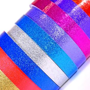 Waterproof <b>Glitter</b> Sparkle Tape Holographic Sequin Self Adhesive Decorative Tape for Craft Supplies Gift Wrapping Party Decor - Product Image 4