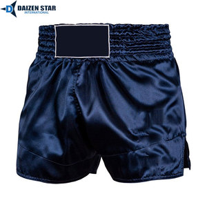 Professional Muay Thai Boxing Shorts Satin Fabric Custom Logo Fight Wear for Training and Competition - Product Image 3
