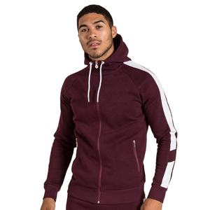 OEM Aaron Garments Men's Casual Jogging <b>Sports</b> Tracksuit Premium Quality Zipper with Striped Sides Best Design Fleece Fabric - Product Image 3