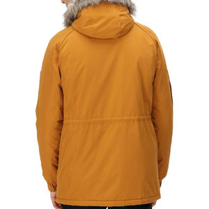 Men's Parka <b>Jacket</b> <b>Padded</b> Thick Fleece Hood Outdoor Casual Coat <b>Waterproof</b> Warm Street Style Premium Winter Thermal Outerwear - Product Image 5