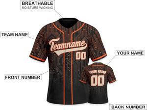 Maillot de baseball personnalisé par sublimation, chemise boutonnée, uniforme sportif sublimé - Product Image 2