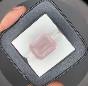 Cuarzo Rosa Natural Facetado, Piedra de Cristal Rosa Suelta para la Fabricación de Joyas, Anillos, Colgantes y Pendientes - Product Image 6