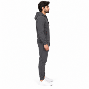Chándal al por Mayor de Tela de Algodón y Felpa con Diseño Impreso Personalizado y Logotipo Bordado para Entrenamiento Físico, Ropa Deportiva Premium - Product Image 3