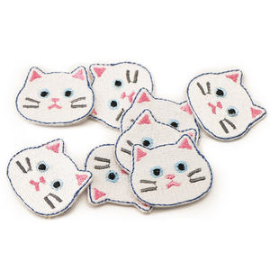 Fashion Varsity Lady Chenille Embroidered Badge Custom Square Canvas <b>Patch</b> with <b>Sew</b> <b>on</b> and Iron <b>on</b> Backing for Apparel - Product Image 2