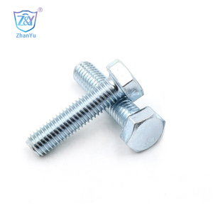 Bu Lông Lục Giác DIN933 Giá Xuất Xưởng Với Đai Ốc Kẽm/Đen Pernos Y Tuercas <span class=keywords><strong>4.8</strong></span>/8.8 Bu Lông Lục Giác Bằng Thép Cacbon Có Ren Đầy Đủ - Product Image 1