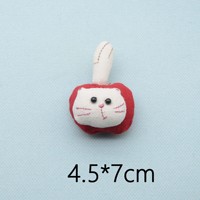 En gros, appliques et patchs brodés en tissu rembourré, motifs chat de dessin animé et fille, pour pinces à cheveux, vêtements, sacs, chapeaux et accessoires DIY