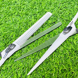 Ciseaux de coiffure professionnels en acier inoxydable de 7 pouces, lot de 2, ultra-affûtés, pour la coupe des cheveux – Vente chaude - Product Image 3