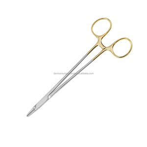 Soporte de aguja T.C Ryder de acero inoxidable manual de 6 pulgadas de alta calidad con base de instrumentos quirúrgicos de Clip liso recto de 1MM - Product Image 5