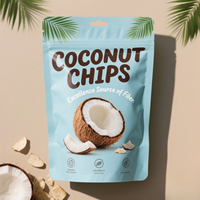 Sachet refermable personnalisé en PE de qualité alimentaire pour snacks, noix, fruits secs – Pochette d'emballage alimentaire verticale
