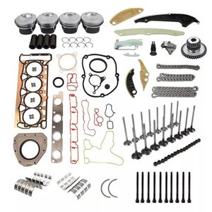 Audi A4 VW GTI Jetta 2.0T Timing Chain Kit & Engine Overhaul Rebuild Pistons 23mm Seals Compatible with 06H109158H 06H198401A - Product Image 1