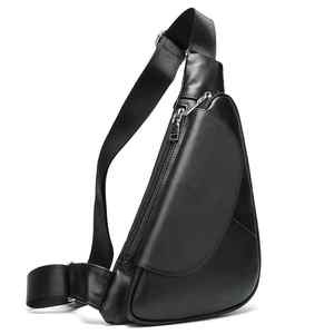 Petits sacs à bandoulière imperméables en PU tendance pour hommes et femmes, sacs de poitrine latéraux, sacs messagers - Product Image 4