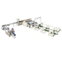Máquina Semiautomática para Rebobinar y Doblar Papel Higiénico, Velocidad de Producción de 150-200 m/min, Diseño Compacto para Fábricas Pequeñas