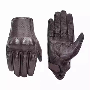 Gants de moto Alpha Racing, hiver coupe-vent, été respirants, antidérapants, compatibles écran tactile, style rétro, perforés, pour sport et gym, anti-chute - Product Image 5