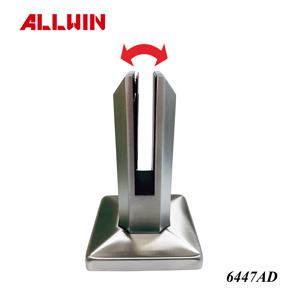 Abrazadera Moderna Cuadrada para Parabrisas, de Acero Inoxidable Dúplex, para Barandales de Escaleras y Pasamanos de Terrazas - Product Image 6