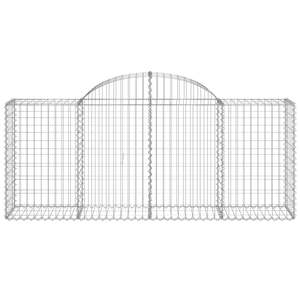 ตะกร้ากาเบียนชุด 3 ใบ สีเงิน เหล็กชุบสังกะสี รูปทรงสี่เหลี่ยมผืนผ้า แบบตั้งพื้น สำหรับจัดเก็บและจัดระเบียบในโรงรถ สไตล์อินดัสเทรียล - Product Image 4