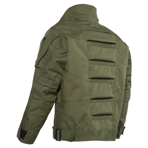 Veste tactique noire unisexe à manches longues, imperméable, en toile, pour la chasse en hiver, imprimée, pour adultes - Product Image 3