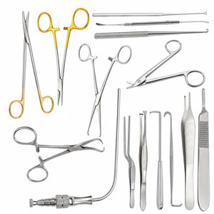 Juego de Instrumentos Quirúrgicos para Cirugía de Oído de Primera Calidad, 15 Piezas, Certificado CE, Instrumentos Quirúrgicos de Acero Inoxidable para Otorrinolaringología y Otología - Product Image 1