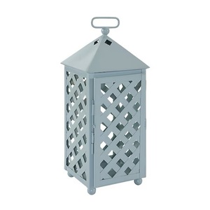 Latest Lattice Mesh Style Metal <b>Candle</b> Holder <b>Lanterns</b> in Different Colors and Sizes for Home & Patio Decoration - Product Image 4