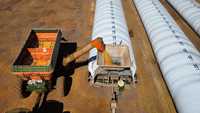 Sacs de stockage agricoles en plastique pour ensilage, sacs de silo pour céréales de maïs, manchons de sacage pour ensilage en gros