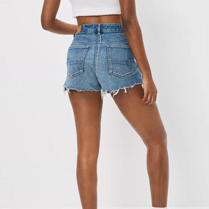 Shorts de Mezclilla Personalizados OEM para Mujer, Estilo Urbano, Estampado de Grafiti, Pierna Ancha, Holgados, de Talle Bajo, Estilo Y2K, Gran Venta - Product Image 2