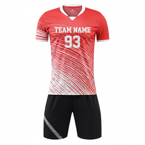 ชุดเสื้อฟุตบอลแบบไล่เฉดสีสั่งทำพิเศษปี 2026 ชุดฝึกซ้อมฟุตบอลแบบ Color Block แห้งเร็ว ระบายอากาศได้ดี สีไม่ซีดจาง ชุดทีมฟุตบอล - Product Image 1