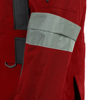 Veste imperméable à capuche pour homme, veste d'hiver pour activités de plein air, veste longue à fermeture éclair et couleurs contrastées