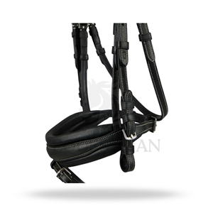 VENETO ANATOMICAL SNAFFLE BRIDLE FULL SIZE ENGLISH RIDING BRIDLE FOR HORSE COMFORT - Product Image 3