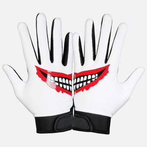 Gants de football américain tendance de qualité supérieure en gros, en latex imperméable, compatibles écran tactile, antidérapants, avec logo d'équipe personnalisé - Product Image 1