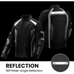 Chaqueta de Motocicleta Protectora Personalizada con Certificación CE, Reflectante, Impermeable, para Motociclismo, Turismo y Carreras - Product Image 2