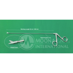 ชุดเครื่องมือผ่าตัดหู คอ จมูก MOONA E.N.T INSTRUMENTS กรรไกรตัดกระดูกหูชั้นหน้าผากขนาดเล็ก ความยาว 25 ซม. ขนาด 2 มม. ได้รับมาตรฐาน CE ISO13485 ระดับ Class I แบบใช้มือ - Product Image 1