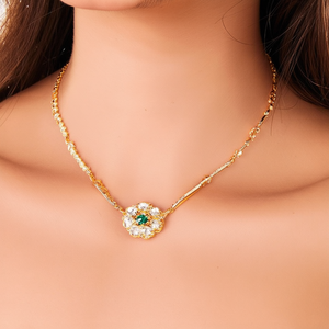 Trendy Rhinestone Gold Plated Body Chain for Women - Product Image 3