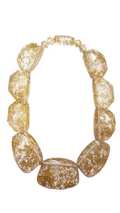 Collier audacieux en résine avec perles en bois, accessoire de mode pour cadeaux, fabriqué par Blatant Exports - Product Image 6