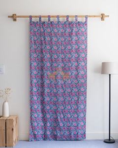 Cortinas de Algodón con Estampado a Mano de Jaipur, Diseño Floral, Suaves, Ligeras y Duraderas para el Hogar, Cafeterías y Restaurantes - Product Image 5