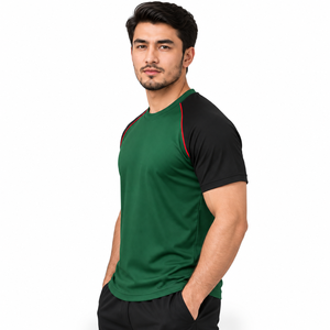 Durable Men <b>T</b> <b>Shirt</b> With Reinforced Shoulder Seams Comfortable Neckline And Quality <b>Stitching</b> For Regular Wear - Product Image 4